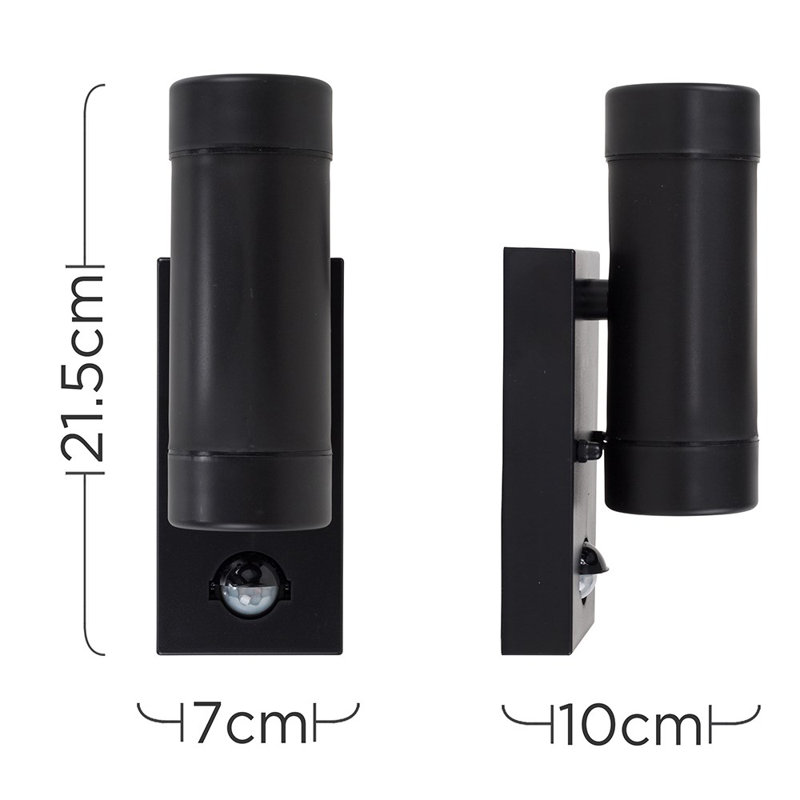 Likens Black 4 - Bulb Outdoor Armed Sconce, No Bulb