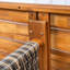 Ensemble de table de salle à manger d'extérieur en bois d'acacia avec 1 table et 1 banc, gris-84470937-84470940