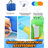 Adam 13.2' x 11.5' Crocodile Kids Inflatable Water Slides Water Bounce House Water Park with Air Blower Indoor Outdoor Dry Wet Use-94654461