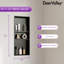 Niche de douche en acier inoxydable à 13 tablettes x l 13 po x H 31 po, antirouille avec pente de drainage, organisateur encastré noir
