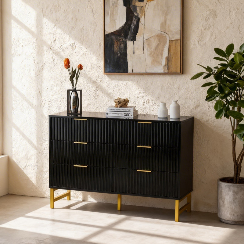 120cm W 6 - Drawer Chest of Drawers