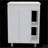 Carver White 2 Piece Bathroom Set