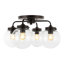 Plafonnier semi-encastré 4 lumières 18 po Ailana-855788807