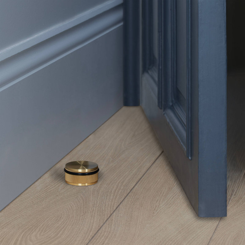 Floor Mount Stop, Brass