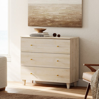 TV Stand For 32+ Inches Tvs With 3 Drawers For Living Room Bedroom