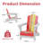 High Density Polyethylene Mini Foldable Adirondack Chair-2013474484