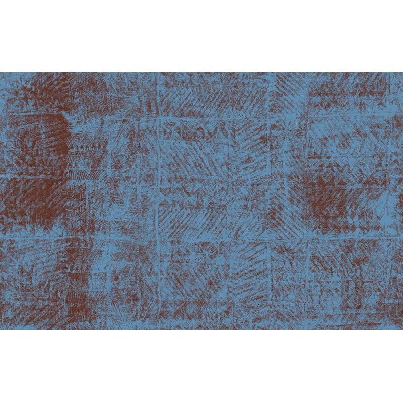 MINNIE KEMP X MINDTHEGAP Wallpaper Roll, Blue/Brown
