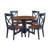 Standridge 4 - Person Solid Wood Top Pedestal Dining Set-379223584