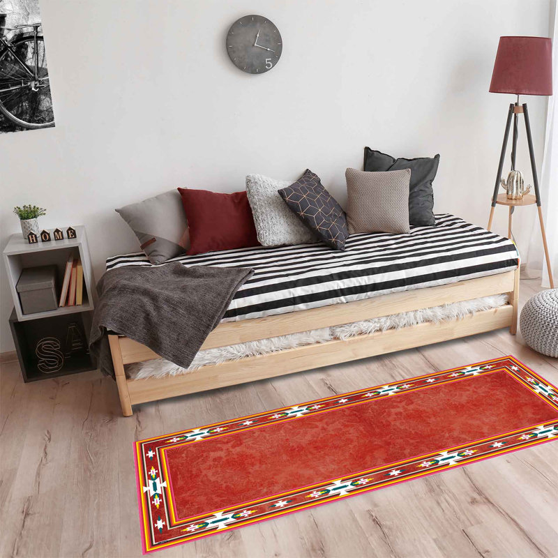 Dostie Non-Slip Floral Doormat, 255 x 65 cm