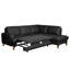 Damar Leather Corner Sofa with Sleeping Function and Storage-1334077878-1334077874
