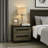 Ruthe Nightstand With 2 Drawers, Wide Top, Wood-115686299