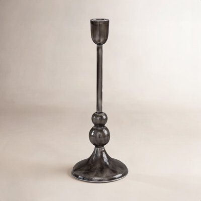 Enameled Aluminum Candlestick Holder