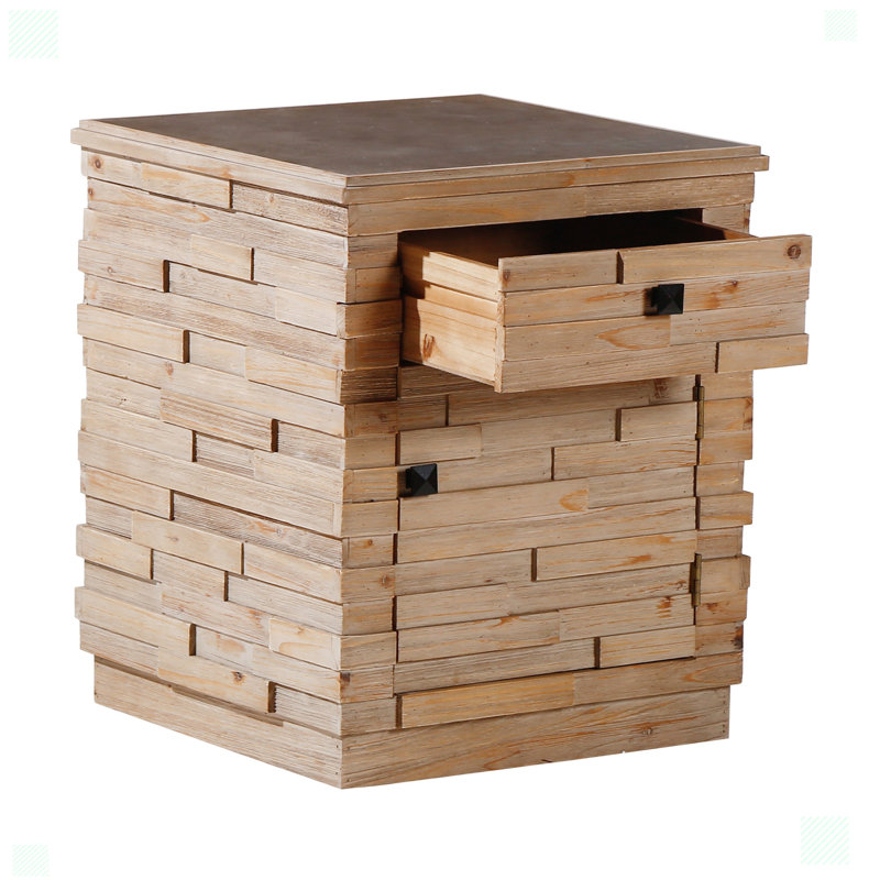 Audrik Accent Cabinet, Splicing Design Coffee Table, Side Table, Modern Sideboard With Drawer