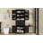 Storage Cabinet with Multi-Functional Storage Space for Kitchen/Bathroom/Dining Room/Living Room , 2 Drawers with Slide Rails, Adjustable Shelf, Black-666530749