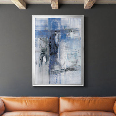 " Reflections In Indigo " Painting Print