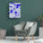Yopie Studio Cobalt V Canvas Art-825108346