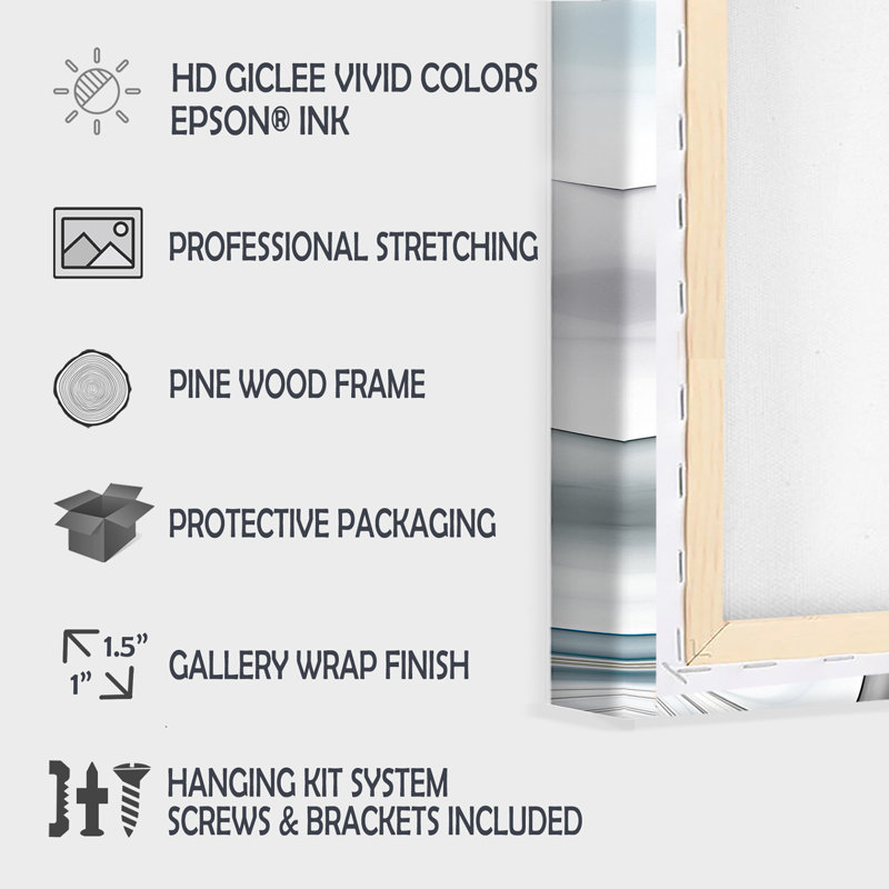 Croix, symbole puissant - art mural, Toile tendue, H 28 po x l 60 po x P 1,5 po