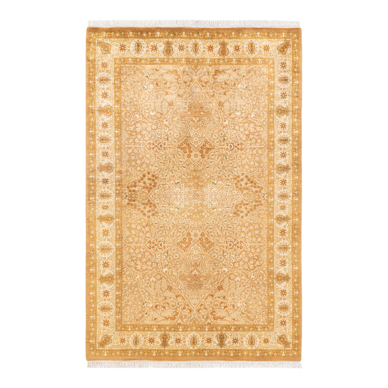 Classic One-of-a-Kind 4' 8" X 7' 3" Hand Knotted Area Rug