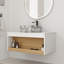 Ensemble de meuble-lavabo flottant 30 po - Design mural peu encombrant avec vasque-1323947154