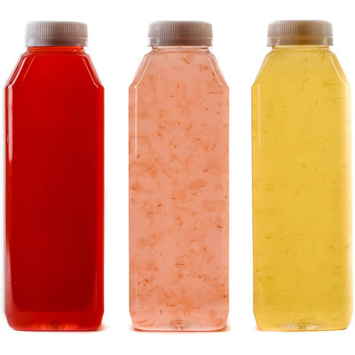 Andelin Clear Juice Bottles