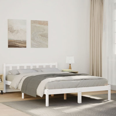 Deron Solid Wood Bed