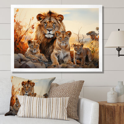 «African Shades Of Loins» sur toile