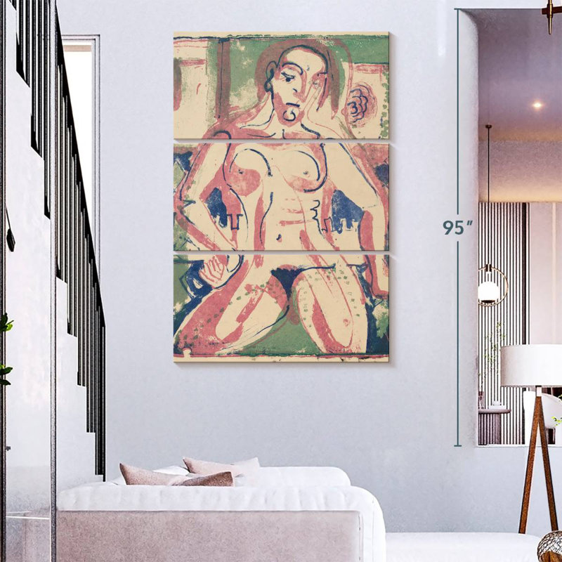 Leisha femme nue 1927, H 74 po x l 48 po