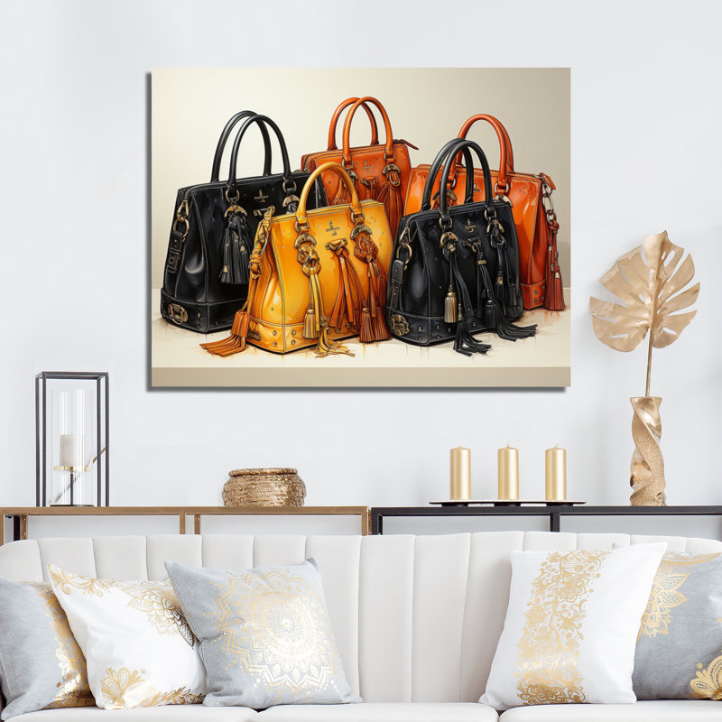 Popart Fashion Bag Envy II - imprimé, H 24 po x l 32 po x P 1 po, Toile tendue