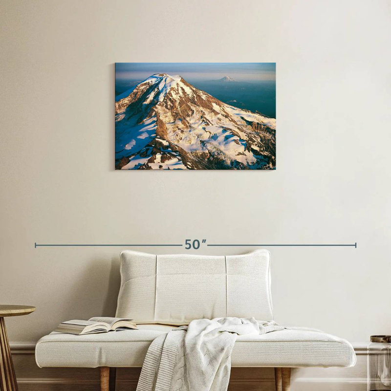 Alvord Sunlit Mt. Rainier, 20" H x 30" W
