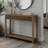 Chul 43.3" Traditional Console Table With Curved Edge Top 43.3" Traditional Console Table With Open Shelf-1855846596
