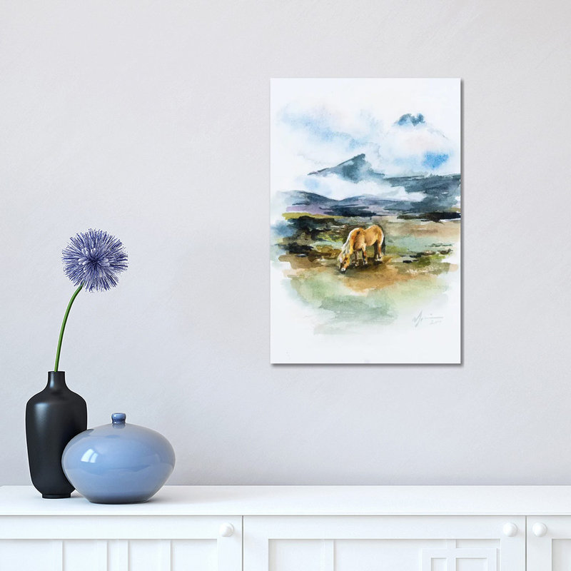 Icelandic Horse by Andrea Fairservice - Wrapped Canvas Painting, 45.72cm H x 30.48cm W