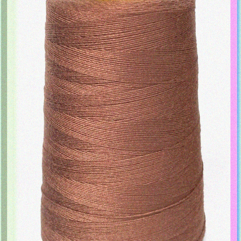 Thick Human Sewing Thread 1000 Yards Light Brown with 3 Curl Needles