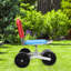 Siège de jardin Stable Workseat Chariot robuste Siège de scooter pivotant à 360 degrés pour la plantation avec roues pour wagon de jardin extérieur