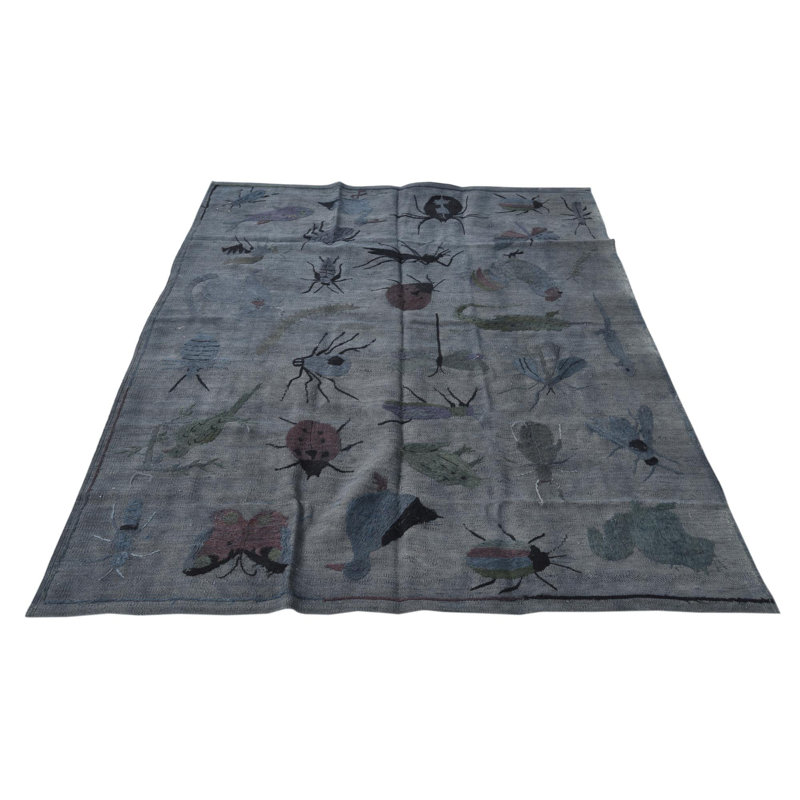 Poe Navy Blue Rug