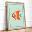 Geometric Fish Modern - Framed Print-278381262-278381296