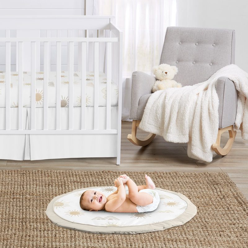 Tapis de jeu Desert Sun and Mountain, Beige