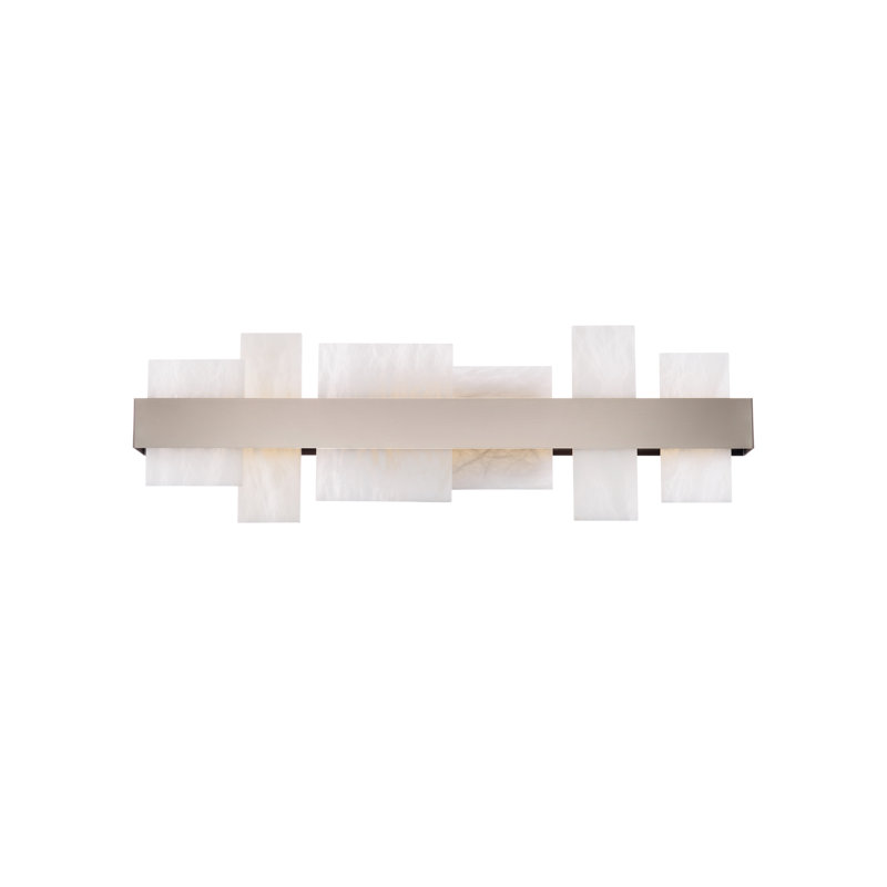 Acropolis 1 - Light LED Vanity Light, Brushed Nickel