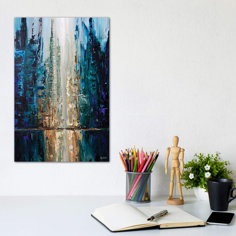 City Of Angels by Osnat Tzadok - Wrapped Canvas Print, 66.04 cm H x 45.72 cm W x 1.91 cm D