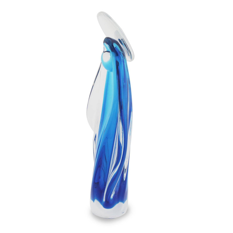 Sculpture bougon Kunal, Bleu