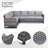 Nazime Wicker 6 - Person Patio Conversation Set with Cushions-552566146