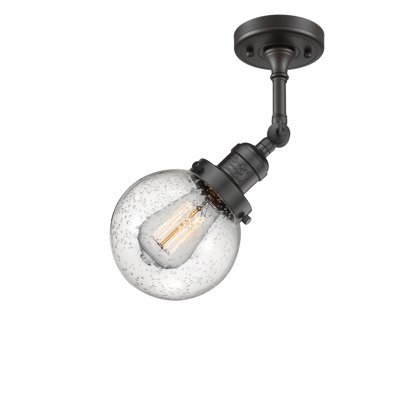 Clementina Glass Semi Flush Mount