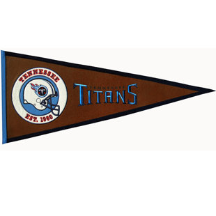 NFL Double Sided 13'' H x 32'' W Wool Pennant