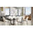 Session 2-Pack Dining Chair In Ivory Boucle W/ Black Powder Coat Metal Leg