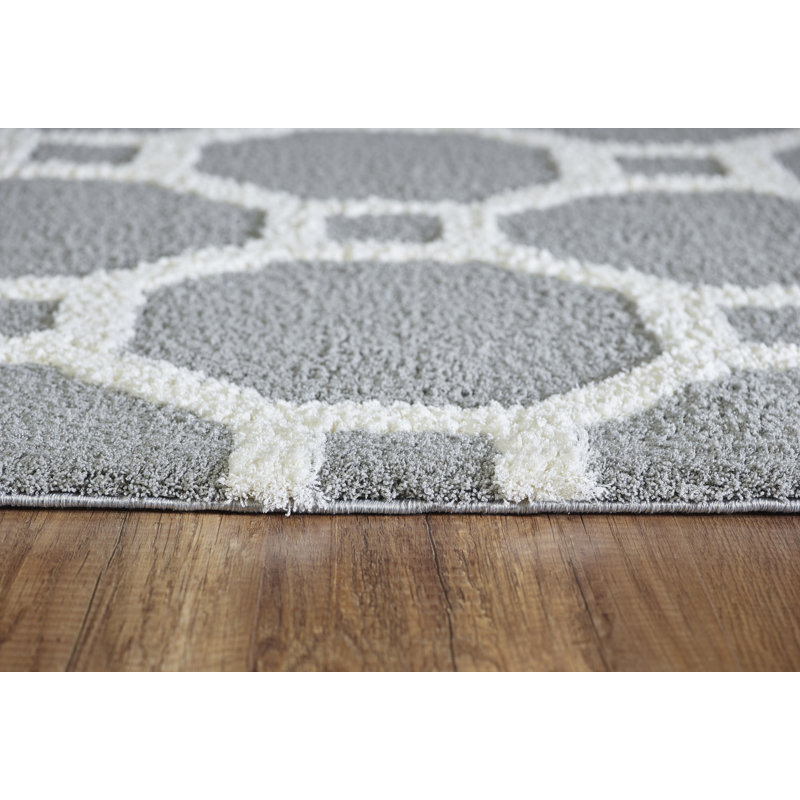 Kempf Geometric Indoor Rug, Rectangle 3'11" x 5'7"
