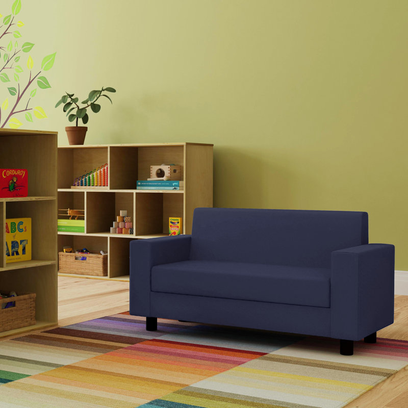 SoftScape Inspired Playtime Kids Classic Sofa, Navy