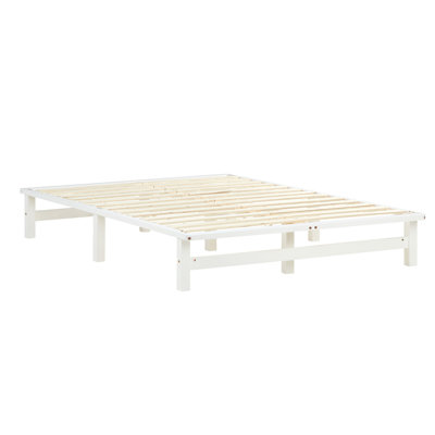 August Solid Wood Storage Bed