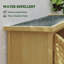 Armoire de rangement d'extérieur en bois 5 pi x 3 pi Outsunny