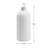 Marlow 8" Tall Handmade White Ceramic Vase-2080975010-2080975008