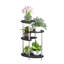 Support à plante pliable en métal 4Tier