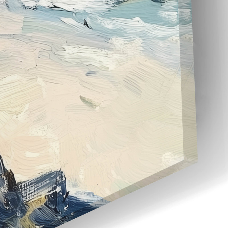  «By The Bay» par Svetlana Aleynikova, art mural en verre acrylique, H 16 po x l 24 po x P 0,2 po